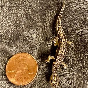 Lizard Lapel Pin Brooch Unknown maker’s mark